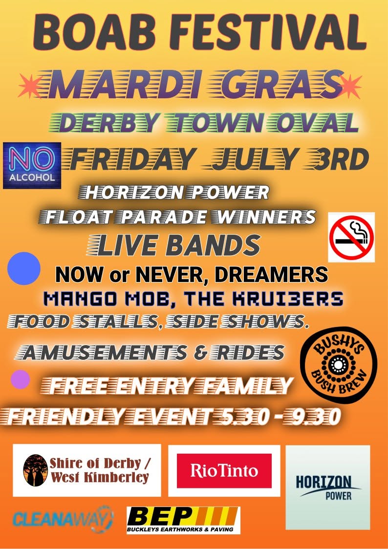 2026 Boab Festival Mardi Gras