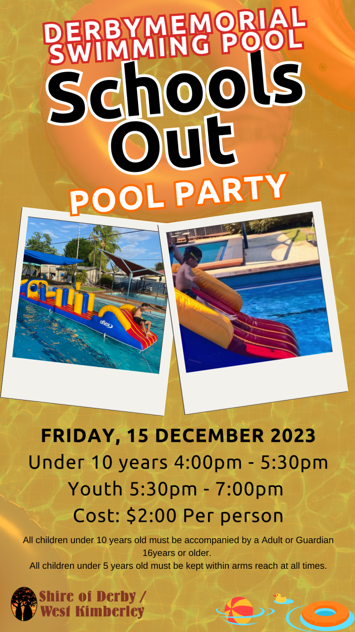 Schools Out Pool Party