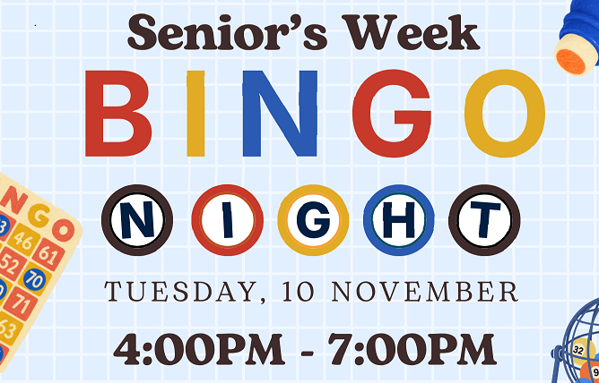 Seniors Week - BINGO Night
