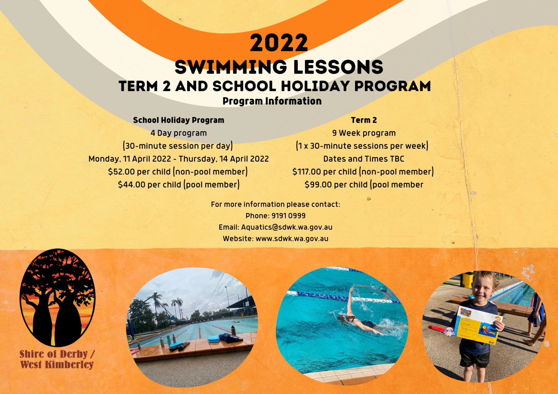 Swimming Lessons – Term 2 (9 week program)