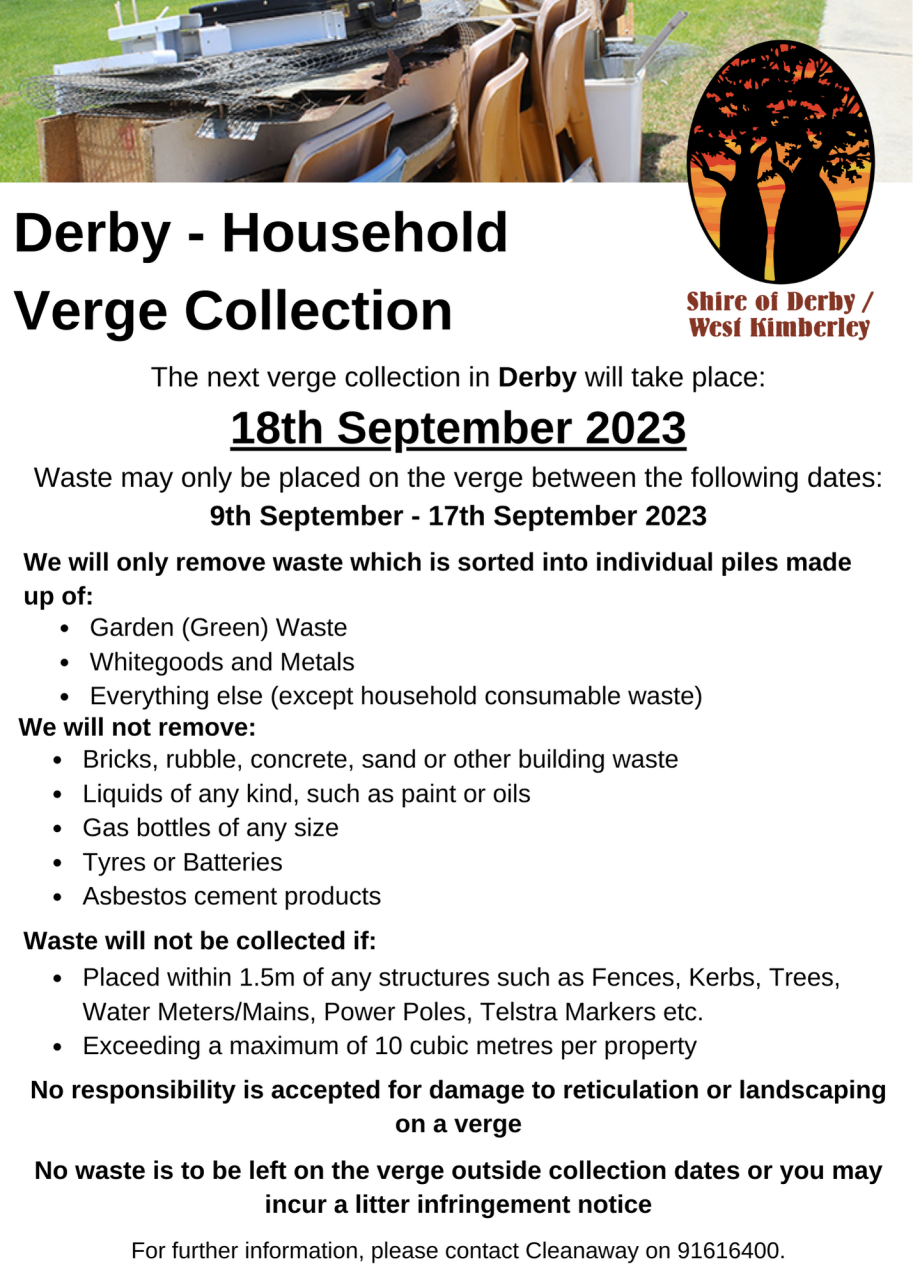 Derby Household Verge Collection 9 - 17 September 2023