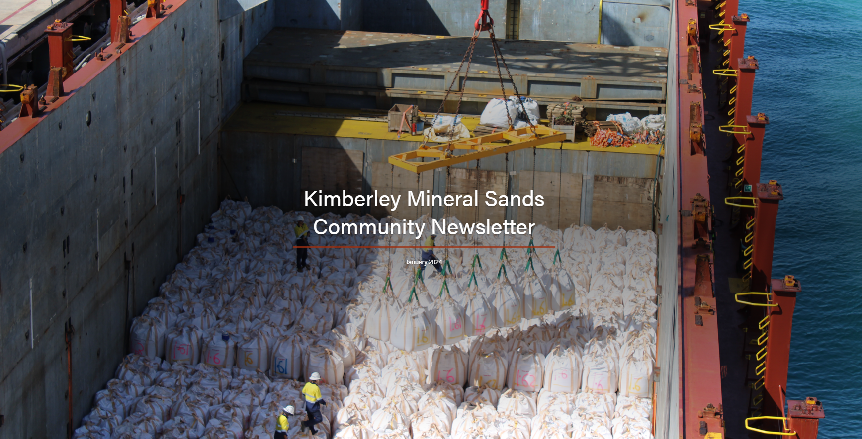 Kimberley Mineral Sands January Newsletter and Job Opportunities released!