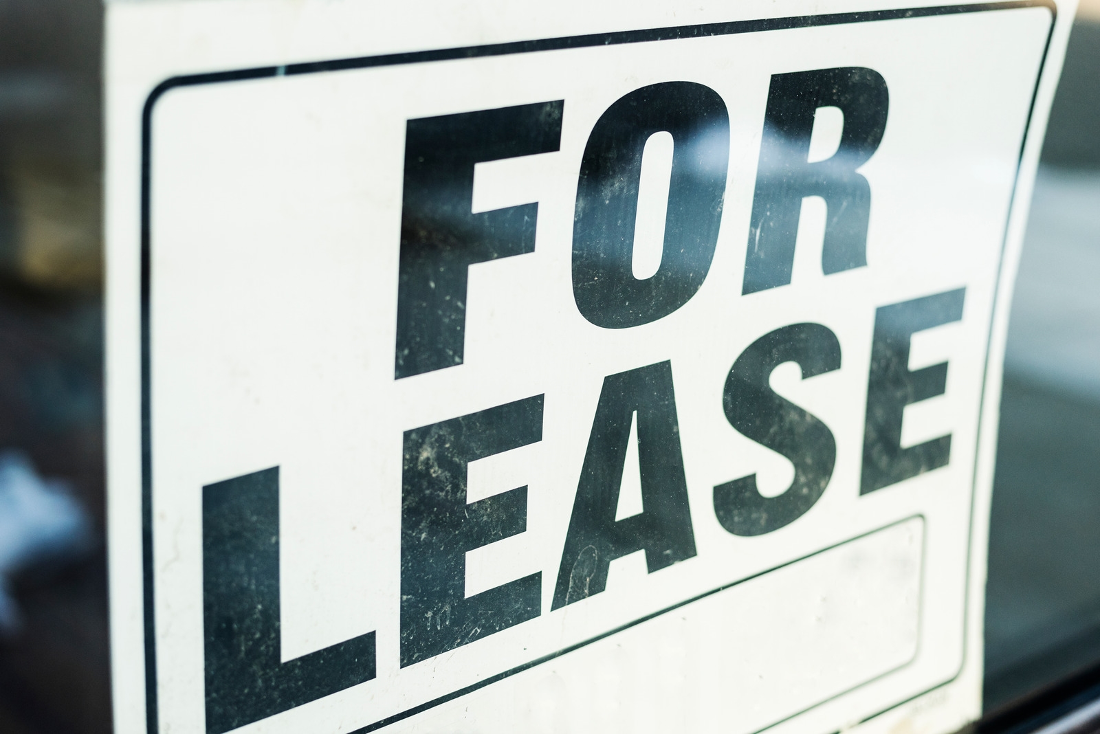 Cover photo title - for lease